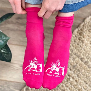 Personalized Horse Riding Horse Lovers Gift 3D Socks Printed HN24441