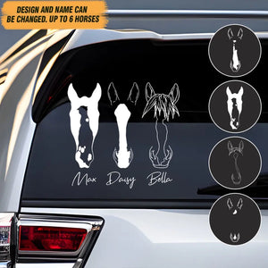 Personalized Horse Decal Printed 24484VQ