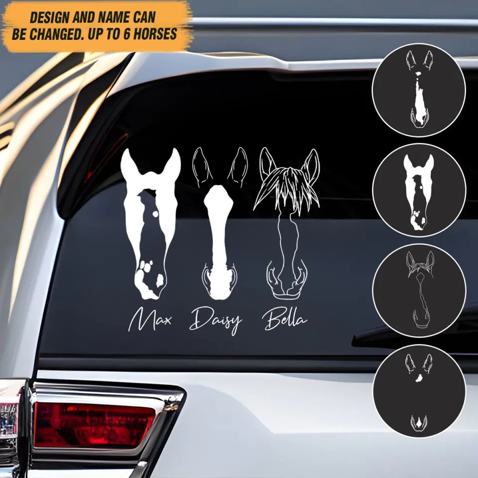 Personalized Horse Decal Printed 24484VQ