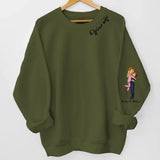 Personalized Police Couple Officer Wife Custom Name Sweatshirt Printed QTKVH24496
