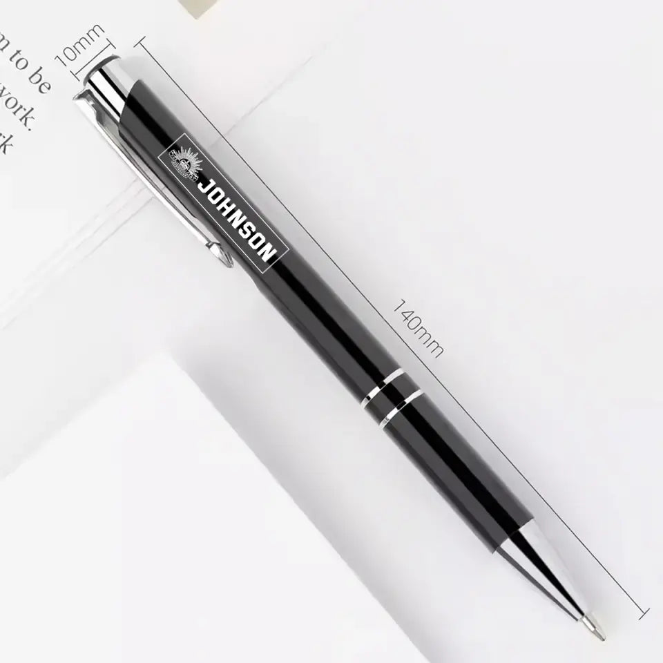 Personalized Australian Army Logo Custom Name Pen Laser Engraving Printed QTVQ24510