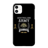 Personalized Australian Army Rank Camo Custom Name & Time Phonecase Printed AHVQ24540