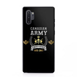 Personalized Canadian Army Rank Camo Custom Name & Time Phonecase Printed AHVQ24540