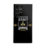 Personalized Canadian Army Rank Camo Custom Name & Time Phonecase Printed AHVQ24540