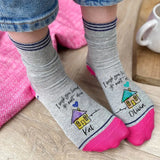 Personalized I Wish You Lived Next Door Bestie Gift 3D Socks Printed LVA24570