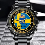 Personalized Swedish Army Logo Custom Time Watch Printed AHVQ24572