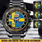 Personalized Swedish Army Logo Custom Time Watch Printed AHVQ24572