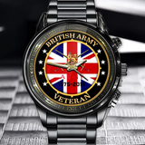 Personalized British Army Logo Custom Time Watch Printed AHVQ24572