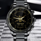 Personalized British Army Logo Custom Name & Time Watch Printed AHVQ24585