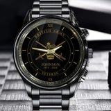Personalized British Army Logo Custom Name & Time Watch Printed AHVQ24585