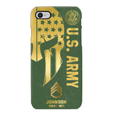 Personalized US Military Retired Phone Case Printed QTKH458