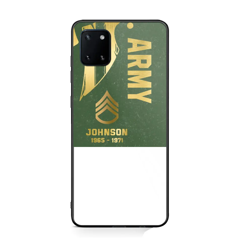 Personalized US Military Retired Phone Case Printed QTKH458