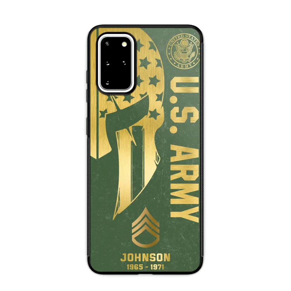 Personalized US Military Retired Phone Case Printed QTKH458