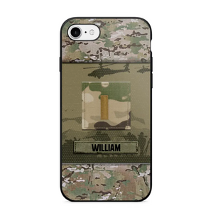 Personalized US Veterans/Soldier Camo Phone Case Printed 22SEP-DT12