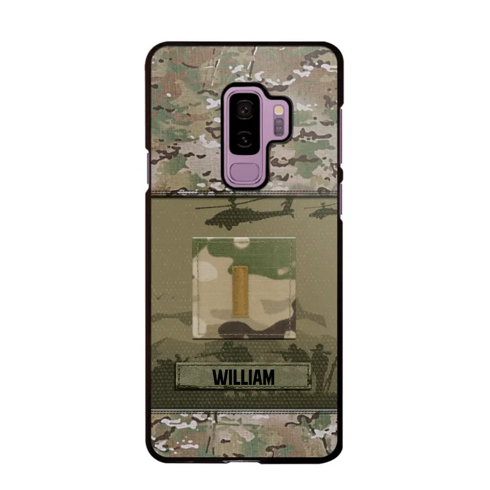 Personalized US Veterans/Soldier Camo Phone Case Printed 22SEP-DT12