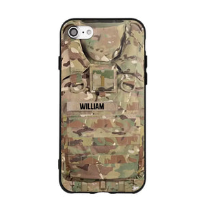 Personalized US Veterans/Soldier Camo Phone Case Printed 22OCT-DT07