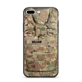 Personalized US Veterans/Soldier Camo Phone Case Printed 22OCT-DT07