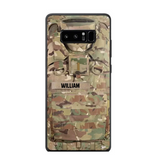 Personalized US Veterans/Soldier Camo Phone Case Printed 22OCT-DT07