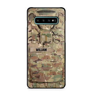 Personalized US Veterans/Soldier Camo Phone Case Printed 22OCT-DT07