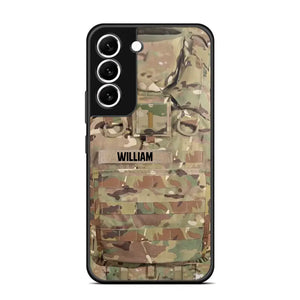 Personalized US Veterans/Soldier Camo Phone Case Printed 22OCT-DT07