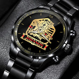 Personalized US Firefighter Custom Name Watch Printed QTVA24659