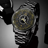 Personalized Canadian Army Veteran Rank Camo & Name Watch Printed AHKH24664