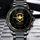 Personalized Retired Swiss Army Logo Custom Name & Time Watch Printed AHVQ24666