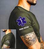 Personalized EMS Medical Logo Custom Title & ID T-shirt Printed QTKVH24692