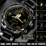 Personalized French Army Retired Custom Name & Rank Watch Printed AHVA24707