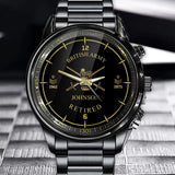 Personalized British Army Retired Custom Name & Rank Watch Printed AHVA24707