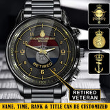 Personalized Retired Netherlands Army Custom Name Watch Printed AHVA24747