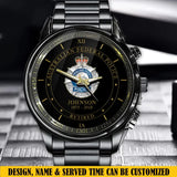 Personalized Australian Police Logo Custom Name & Time Watch Printed AHVQ24741