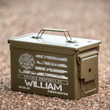 Personalized Private Property Of Firefighter Custom Name & Time Ammo Box Printed VQ24759