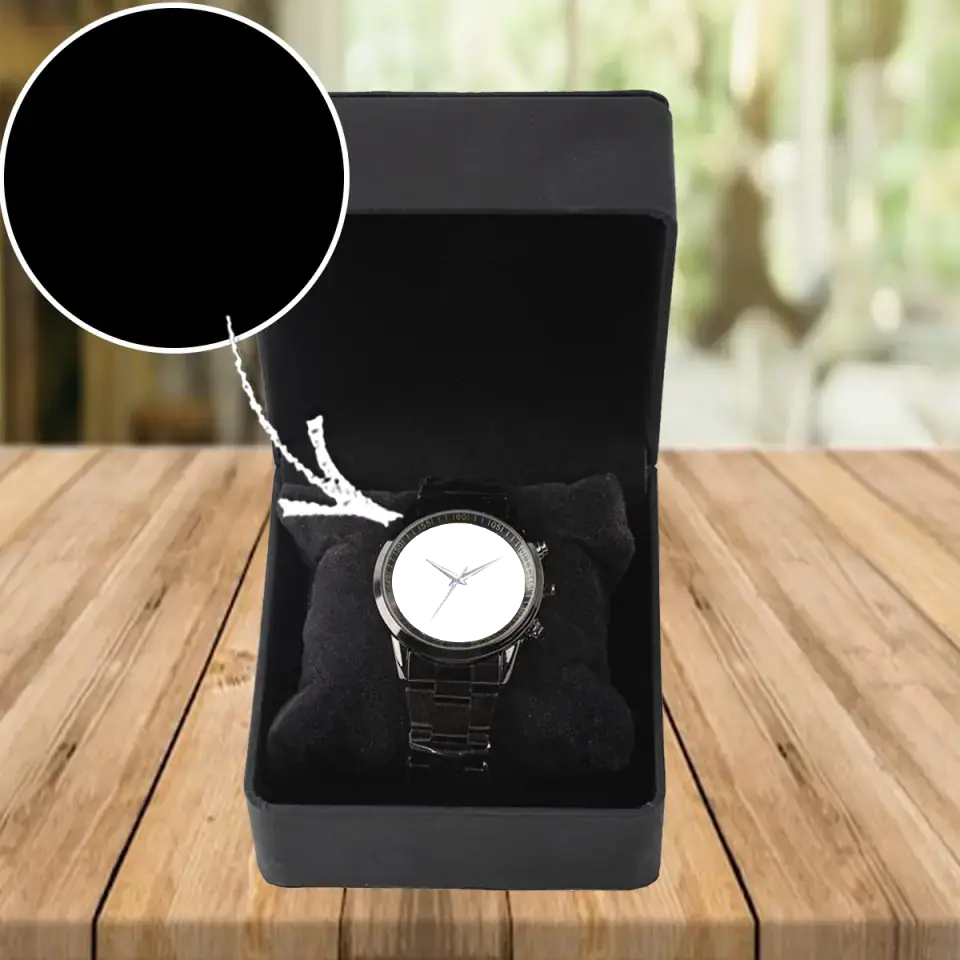 Personalized I'll Always Be Your Biggest Fan American Football Couple Women Watch Leather Band or Mechanical Watch Printed QTVQ24767