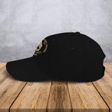 Personalized US Army Retired Custom Rank Served Time & Name Black Cap Printed AHVA24763