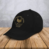 Personalized Australian Army Retired Custom Rank Served Time & Name Black Cap Printed AHVA24763