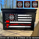 Personalized Firefighter Ammo Box Printed 24804VQ