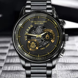 Personalized US Army Logo Custom Rank & Name Watch Printed AHVQ24886