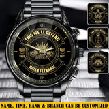 Personalized This We'll Defend The Australian Army Custom Rank & Name Number Watch AHVA24898
