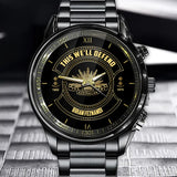 Personalized This We'll Defend The Australian Army Custom Rank & Name Number Watch AHVA24898