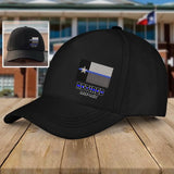 Personalized Retired Police USA State Police Flag Black Cap Printed QTHN24917