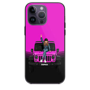 Personalized Jeep Girl Custom Name Phonecase Printed VQ24923