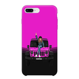 Personalized Jeep Girl Custom Name Phonecase Printed VQ24923