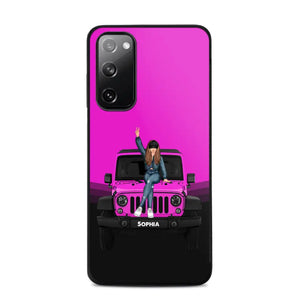 Personalized Jeep Girl Custom Name Phonecase Printed VQ24923