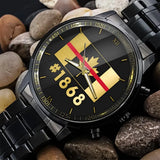Personalized Canadian Flag Firefighter Custom ID Watch Printed KVH24936