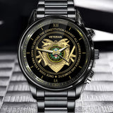 Personalized US Army Logo Once Took A Solemn Oath To Defend The Constitution Against All Enemies Foreign And Domestic Watch Printed AHVA24946