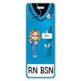 Personalized Nurse Job Title Nurse Name Gift For Nurse Badge Buddy Printed LVA24939