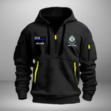 Personalized Australian Police Logo Custom Name & Time Quarter Zip Hoodie 2D Printed QTVQ241001