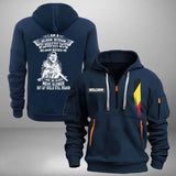 Personalized I Am A Belgian Veteran I Would Put The Uniform Back On If Belgium Needed Me Quarter Zip Hoodie 2D Printed LVA241008