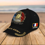 Personalized French Army Logo French Veteran Custom Name Cap Printed AHVQ241030